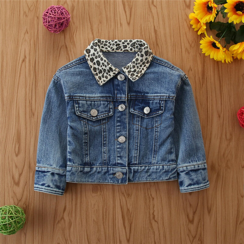 Girls Jacket Blue Denim Jacket (Age 12M-5YRS)