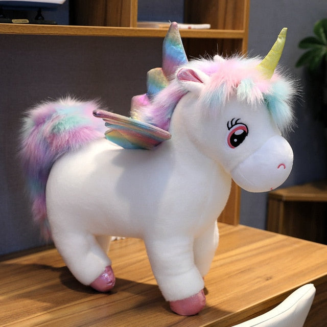 Large Unicorn Plush Toy 30cm - 80cm White