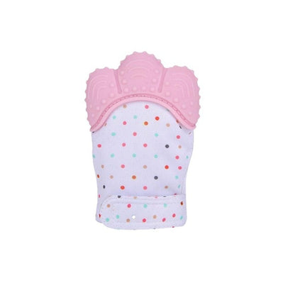 Baby Silicone Teething Glove Pink