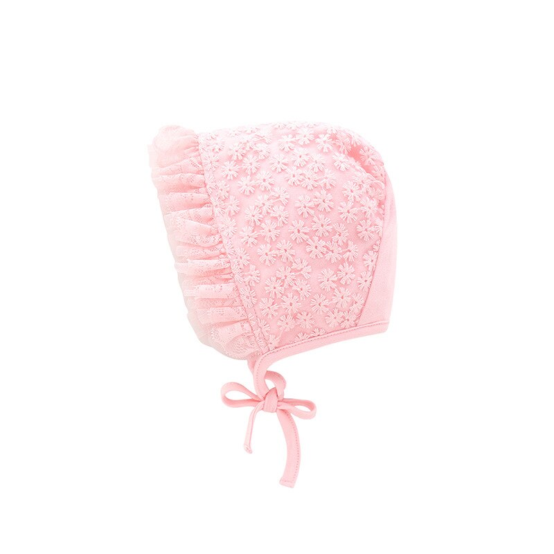 Baby Girls Pink Long Sleeve Tulle Dress & Bonnet (Age Newborn - 12M)