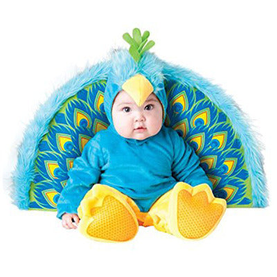 Baby Peacock Animal Costume (Age 9M-24M) Blue