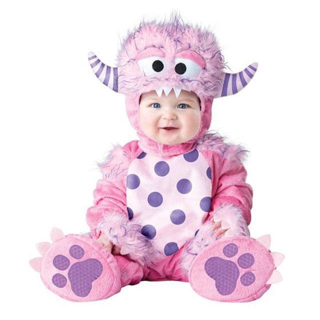 Baby Monster Animal Costume (Age 9M-24M) Pink