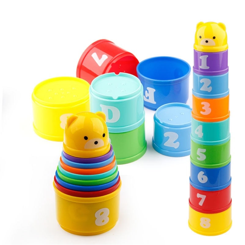 Baby Stacking Toy - 9 Pack Multi