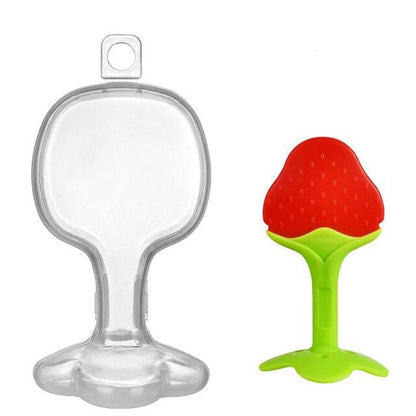 Baby Fruit Shaped Teether Toy Red