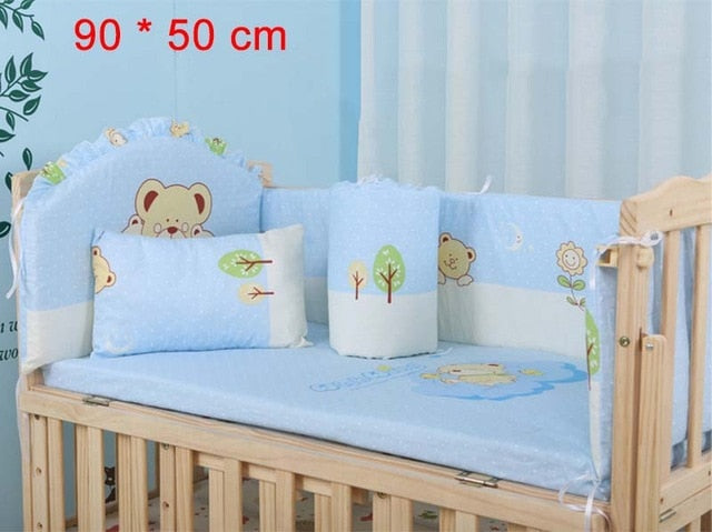 Animated Crib Bumper Bedding Set - 5 Pack