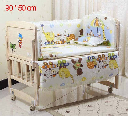 Animated Crib Bumper Bedding Set - 5 Pack