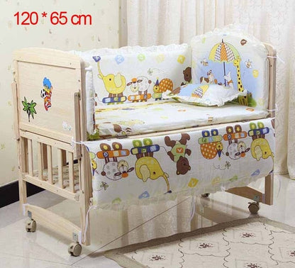 Animated Crib Bumper Bedding Set - 5 Pack