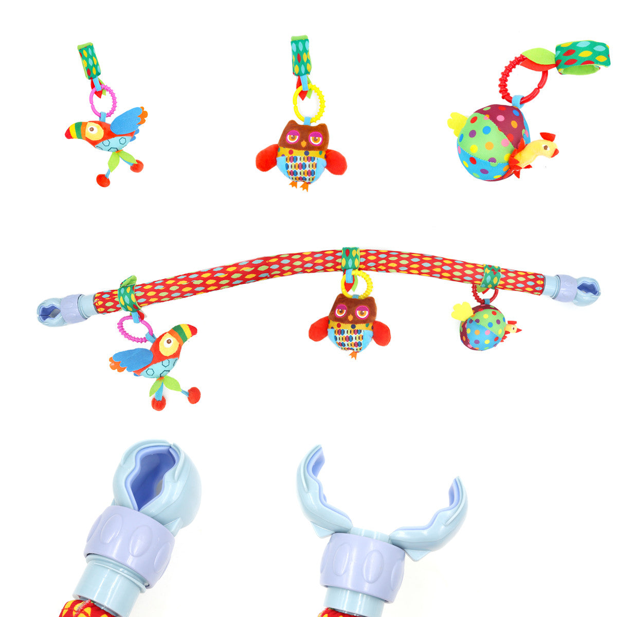 Baby Arch Cot Stroller Rattle Toy