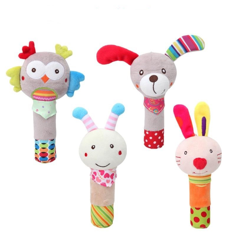 Baby Soft Plush Hand Rattle