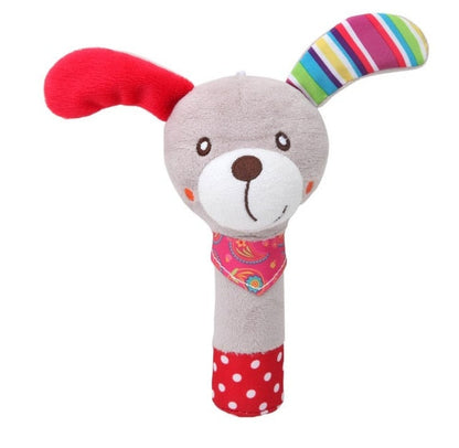 Baby Soft Plush Hand Rattle Multi N