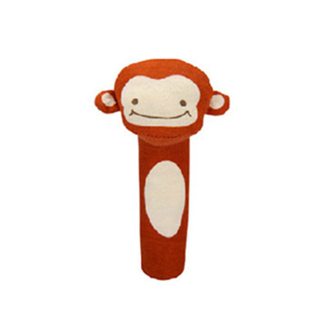 Baby Soft Plush Hand Rattle Multi H