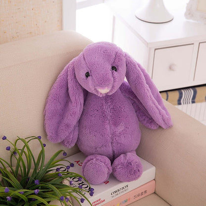 Bobbie The Bunny Plush Stuffed Toy - 30cm purple