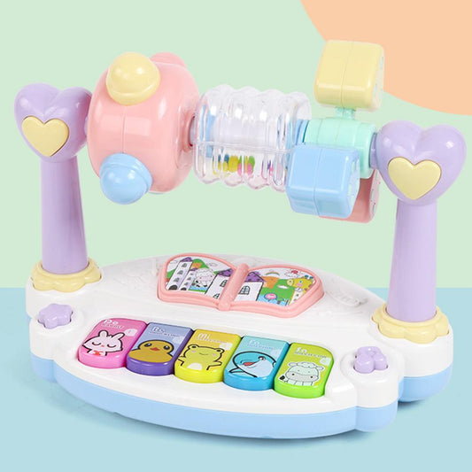 Baby Rotating Musical Keyboard Toy Multi