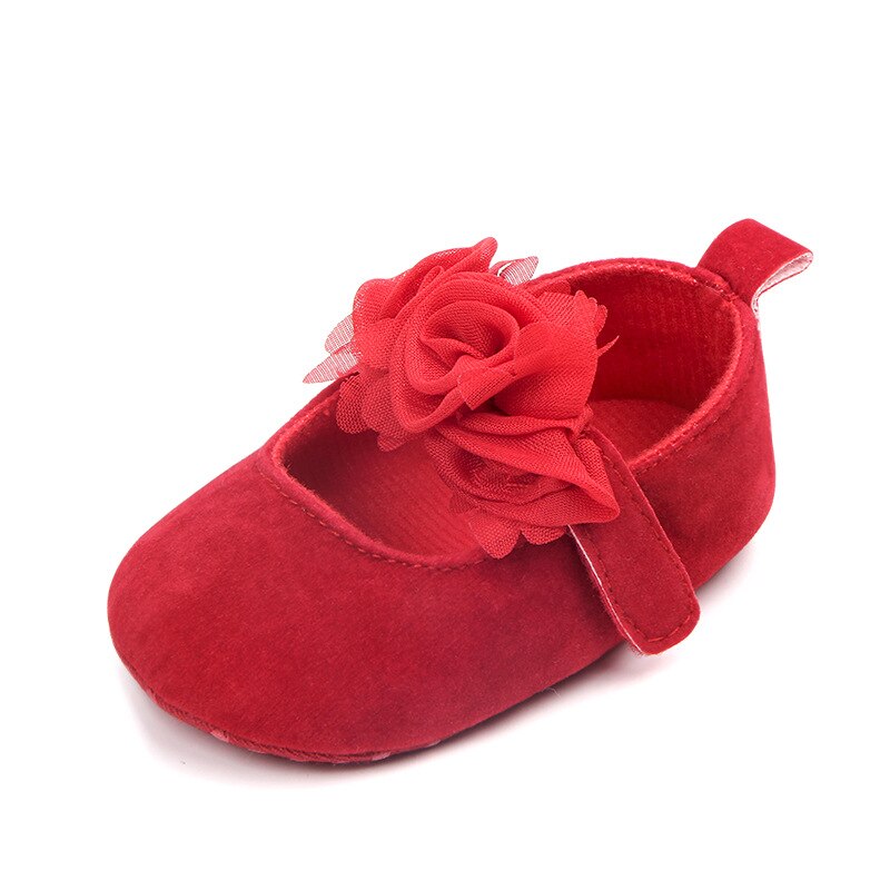 Baby Girls Floral Shoes (Age Newborn - 18m)