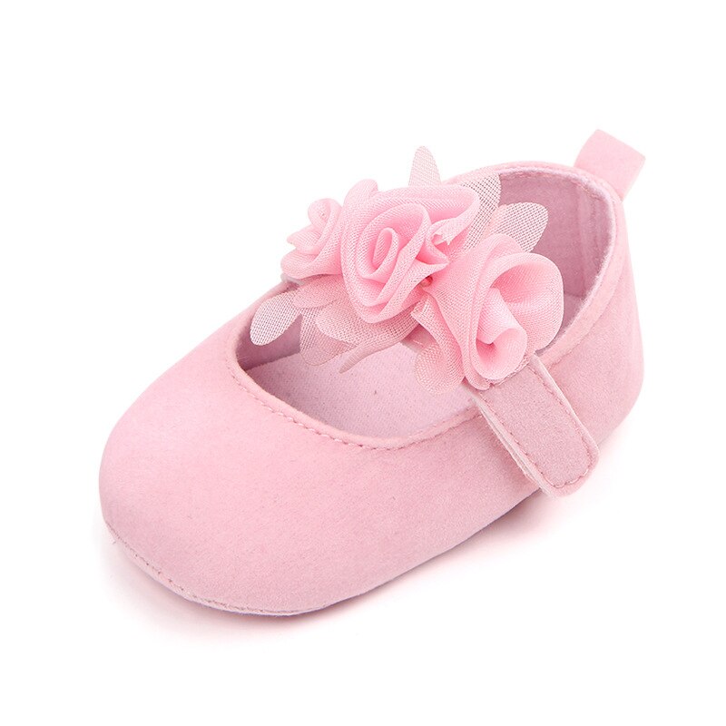 Baby Girls Floral Shoes (Age Newborn - 18m)