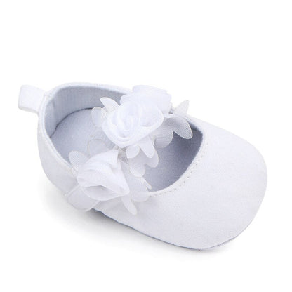 Baby Girls Floral Shoes (Age Newborn - 18m)