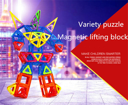 Large Magnetic Building Blocks Toy - 54 Pieces