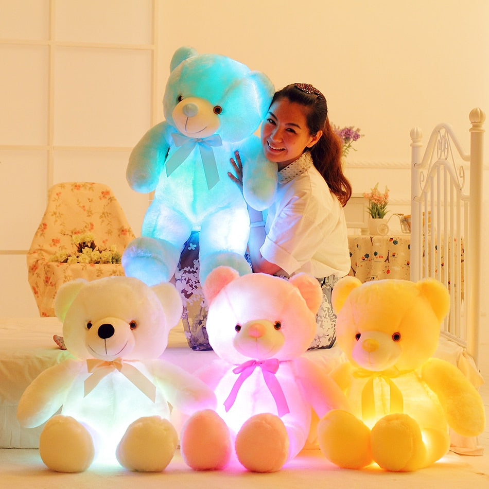 Light LED Plush Teddy Bear - 50cm