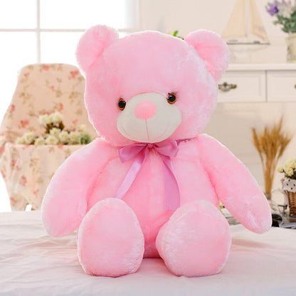 Light LED Plush Teddy Bear - 50cm 50cm Pink