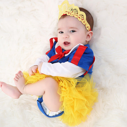 Baby Girls Snow White Bodysuit & Tutu Skirt Set (Age 3-24M)