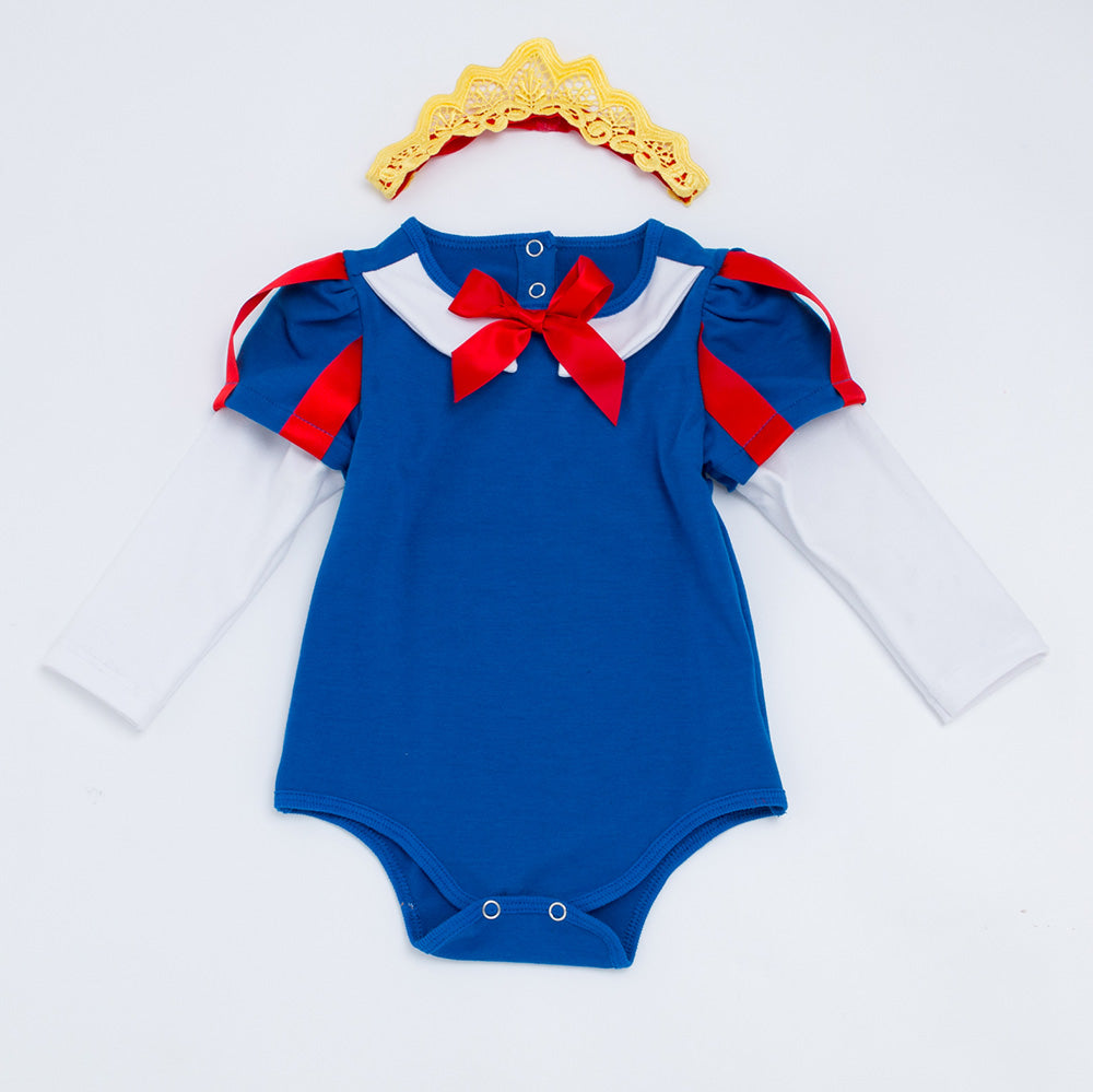 Baby Girls Snow White Bodysuit & Tutu Skirt Set (Age 3-24M)