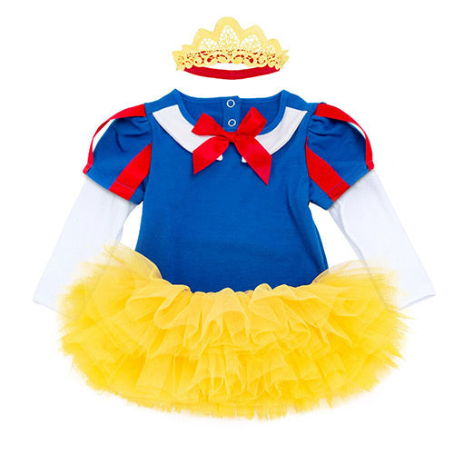 Baby Girls Snow White Bodysuit & Tutu Skirt Set (Age 3-24M) Yellow