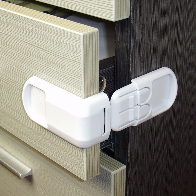 2 Piece - Child Proofing Safety Cupboard Lock