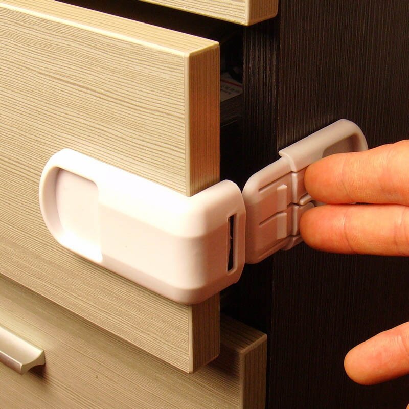 2 Piece - Child Proofing Safety Cupboard Lock