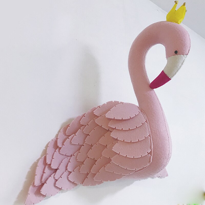 Handmade Nursery 3D Swan Wall Mount