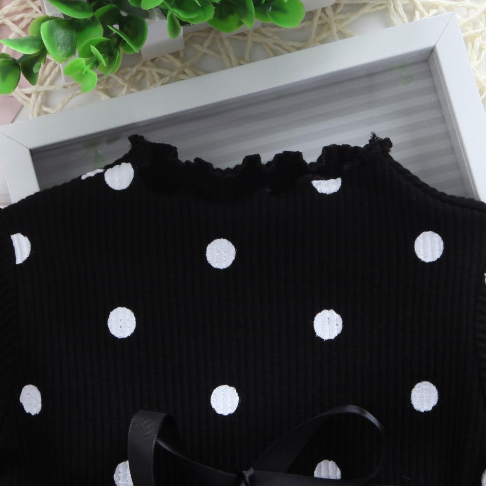 Baby Girls Long Sleeve Polka Dot Dress (Age Newborn - 24M)