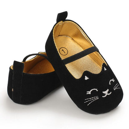 Baby Cartoon Shoes (Age Newborn - 18m) Black