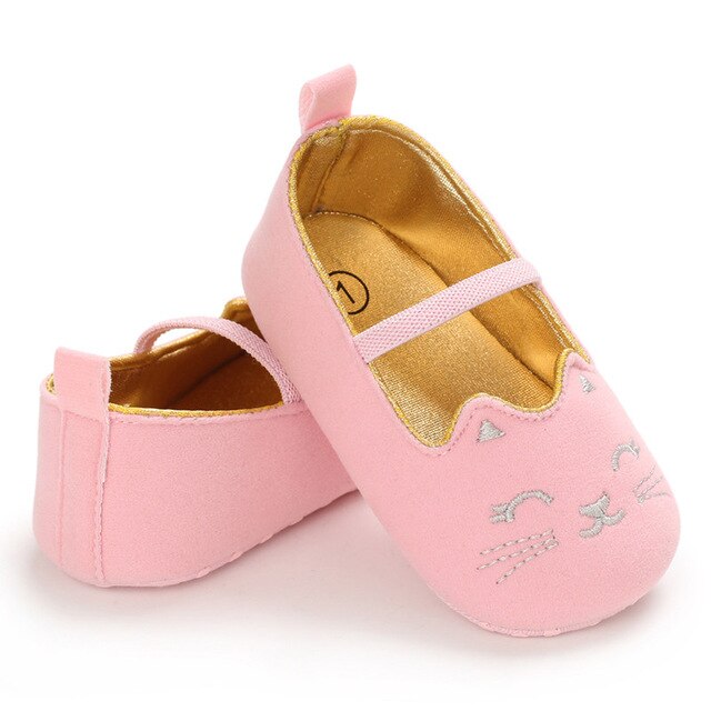 Baby Cartoon Shoes (Age Newborn - 18m) Pink