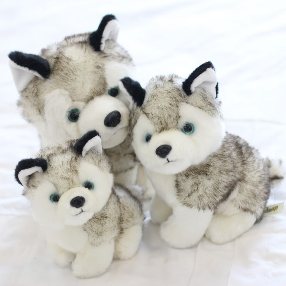 Husky Puppy Dog Stuffed Plush Toy - 7 Inch