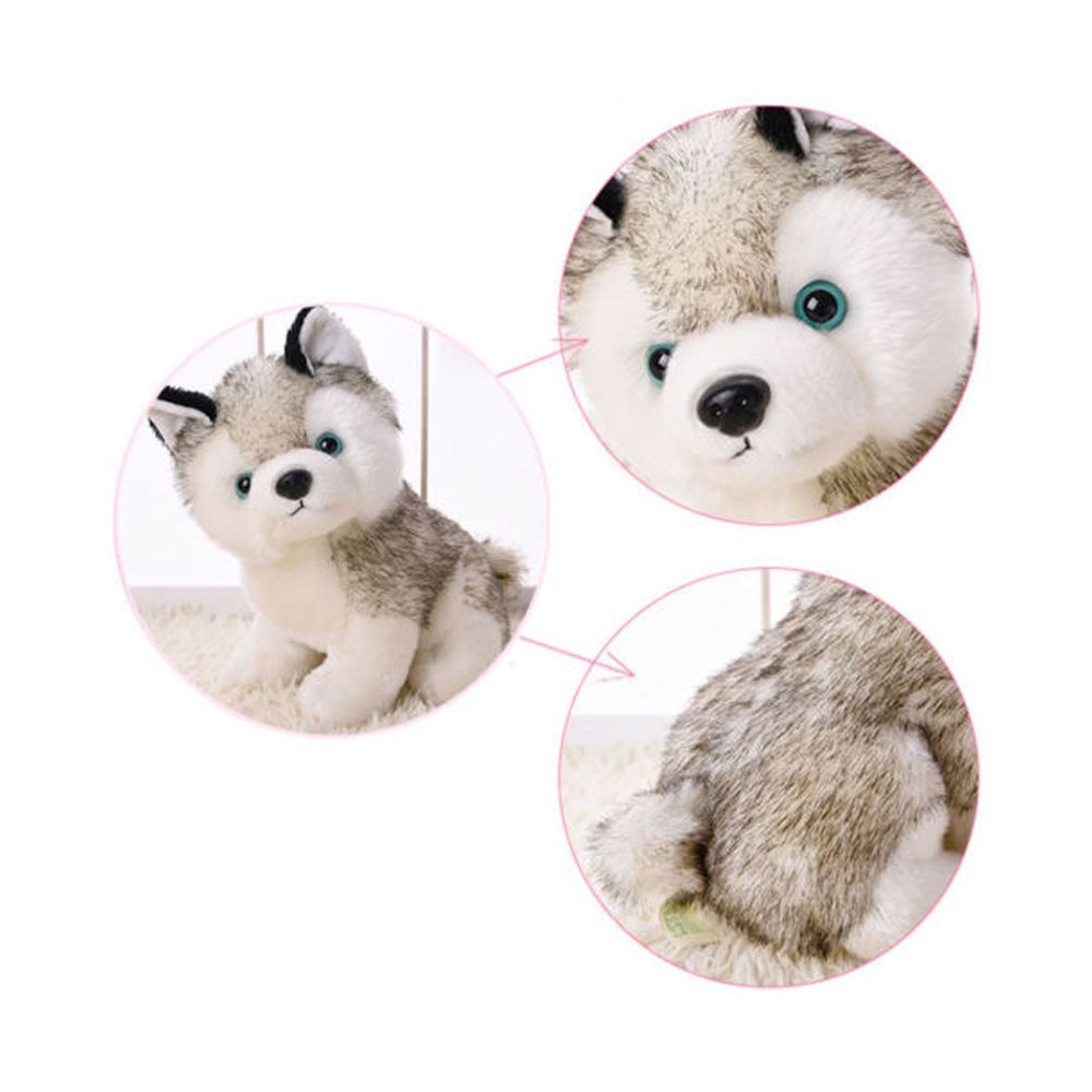 Husky Puppy Dog Stuffed Plush Toy - 7 Inch