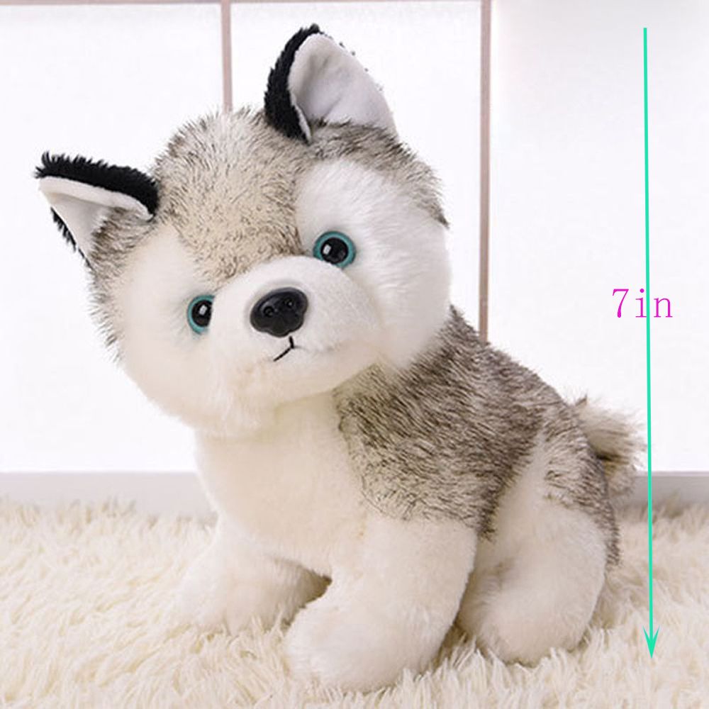 Husky Puppy Dog Stuffed Plush Toy - 7 Inch