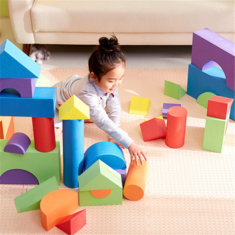 Kids Toy Foam Toy Building Blocks - 50 Packs