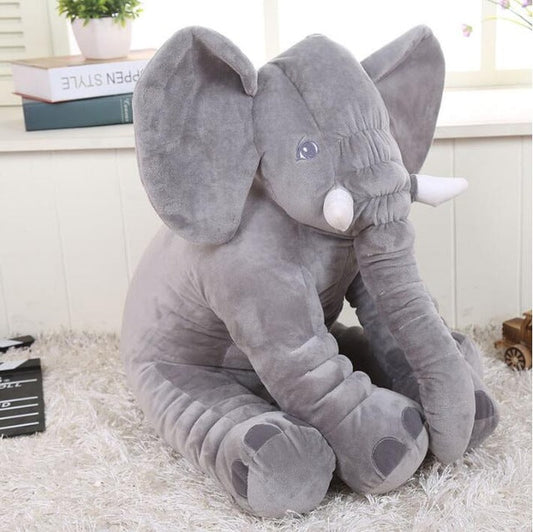 Baby Elephant Pillow Stuffed Toy - 40cm 60cm grey