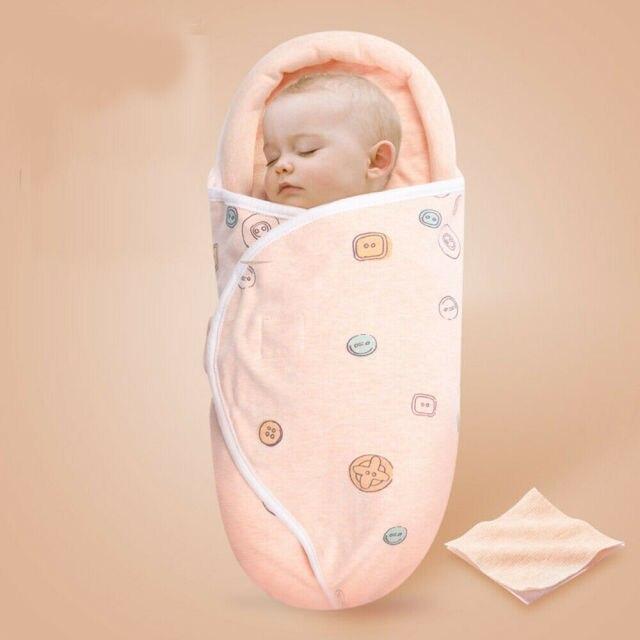 Baby Warm Swaddle Wrap Receiving Blanket Orange