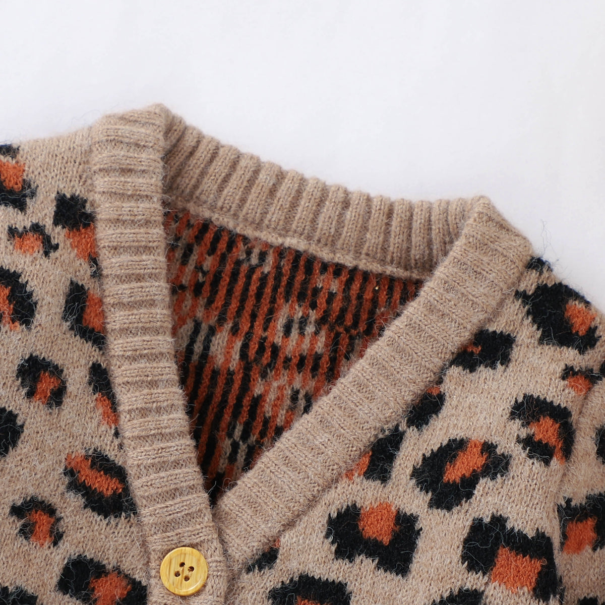 Baby Brown Leopard Print Cardigan (Age 6M-24M)