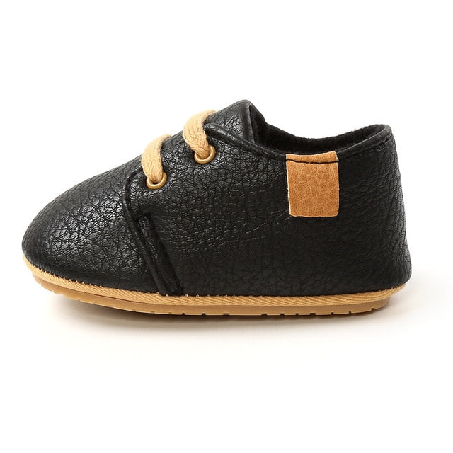 Baby Anti-Slip Trainers (Newborn - 18M) Black