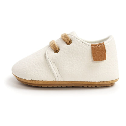 Baby Anti-Slip Trainers (Newborn - 18M) White