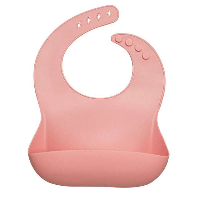 Baby Washable Feeding Silicone Bib Suit 0-5years Multi 23