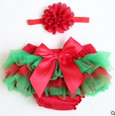 Baby Girls Ruffle Tutu Bloomers (Age 3m-24m) Green