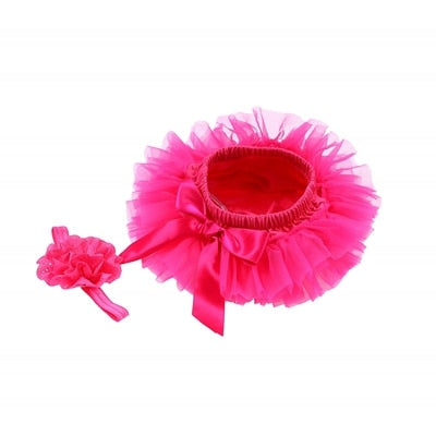 Baby Girls Ruffle Tutu Bloomers (Age 3m-24m) Hot Pink