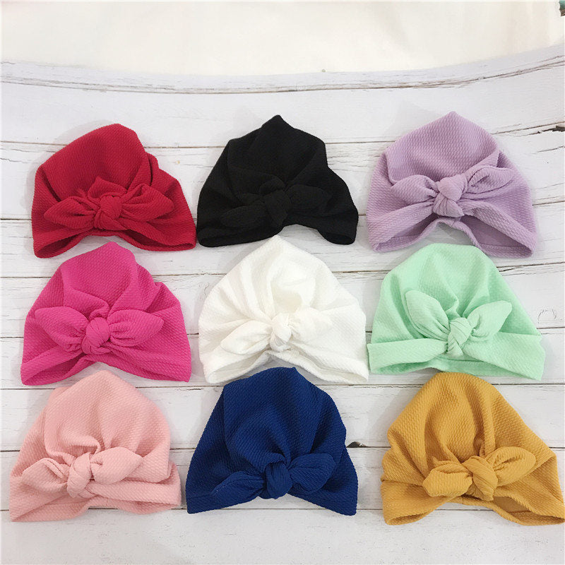 Baby Girl Ruffle Turban Hat (Age 6M-18M)