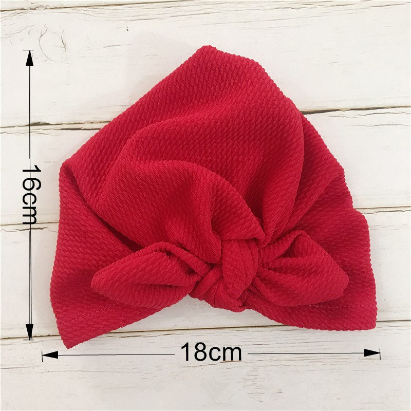 Baby Girl Ruffle Turban Hat (Age 6M-18M)