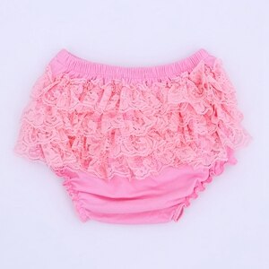 Baby Lace Ruffle Bloomers (Age Newborn-24m) Pink