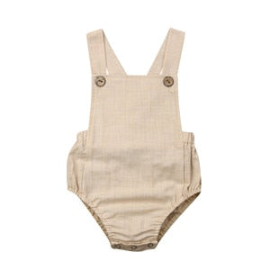 Baby Girls/ Boys Ribbed Bodysuit Romper (Age 3M-3YRS) Khaki