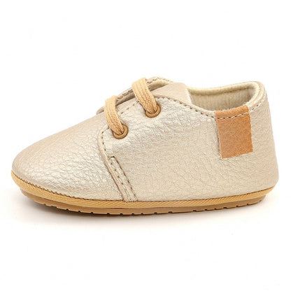 Baby Anti-Slip Trainers (Newborn - 18M) Gold