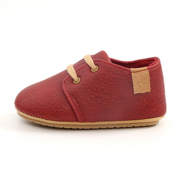 Baby Anti-Slip Trainers (Newborn - 18M) Red